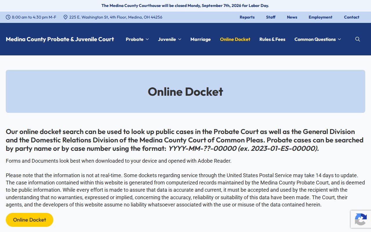 Brunswick previous residents Probate online docket source