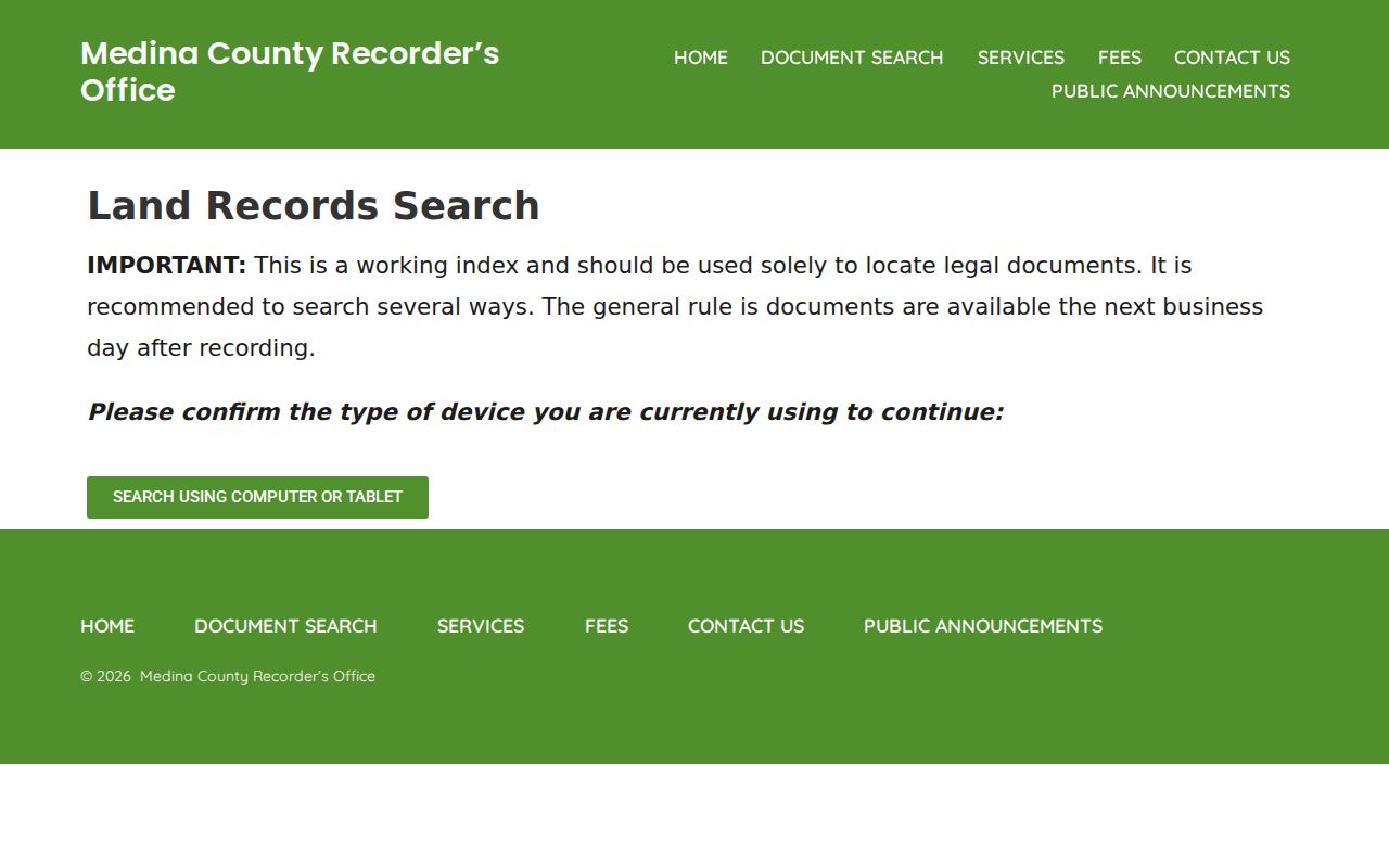 Brunswick previous residents Medina Recorder search guidance