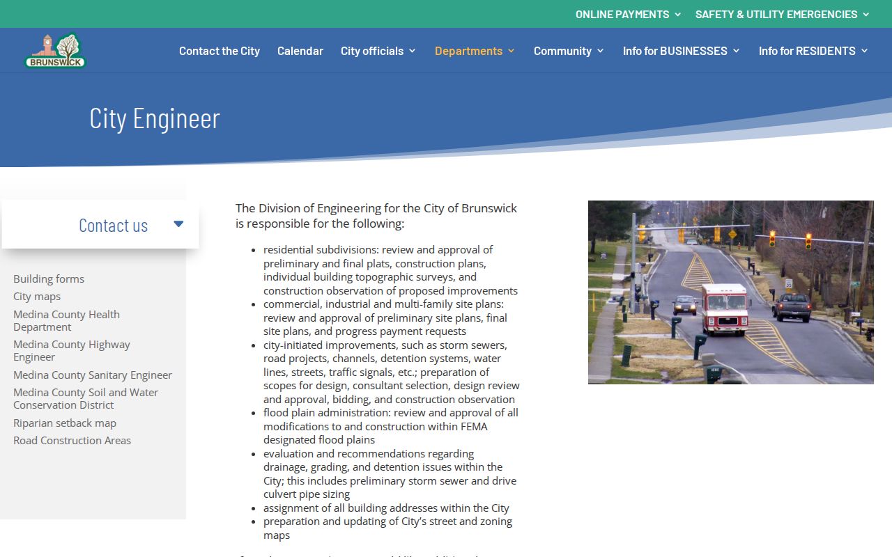 Brunswick street directory City Engineer address assignment source